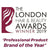 We won 'Professional Product Brand of the Year' at the London Hair & Beauty Awards; Millenium Gloucester Hotel, Kensington - October 2019