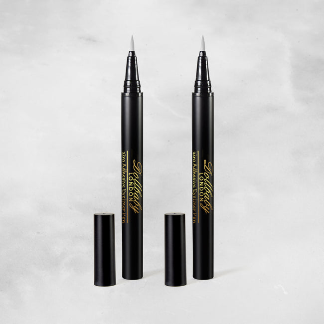 Dollbaby Duo Pen - UK's First Adhesive Eyeliner - Multi Award Winning Dollbaby London Clear & Clear Dollbaby London Eyeliner Adhesive