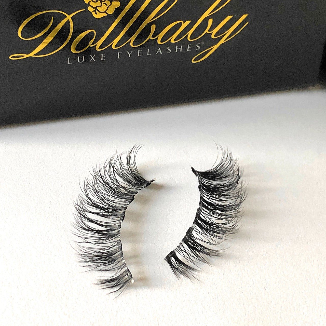 Marbella' Strip Faux Mink Eyelashes (Non-Magnetic) - Clear Band