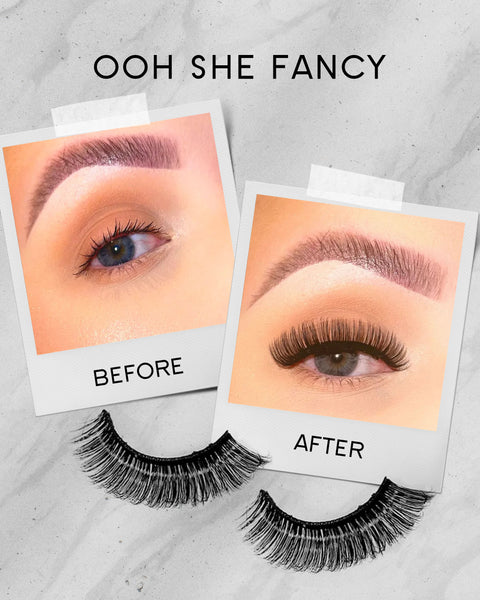 'Ooh She Fancy' Russian Strip Lash Extensions Lashes Dollbaby London Dollbaby London