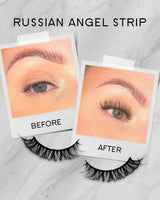 'Russian Angel' Deep Curl Strip Lash Extension Lashes Dollbaby London Dollbaby London Eyelashes