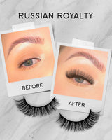 'Russian Royalty' Fluffy Lash Extension Strip Lashes Dollbaby London Dollbaby London False Eyelashes