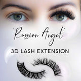 'Russian Angel' Deep Curl Strip Lash Extension Lashes Dollbaby London Dollbaby London Eyelashes